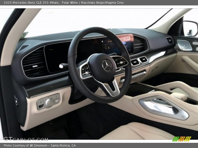 Polar White / Macchiato Beige/Magma Grey 2020 Mercedes-Benz GLE 350 4Matic