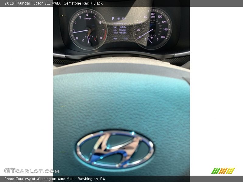 Gemstone Red / Black 2019 Hyundai Tucson SEL AWD