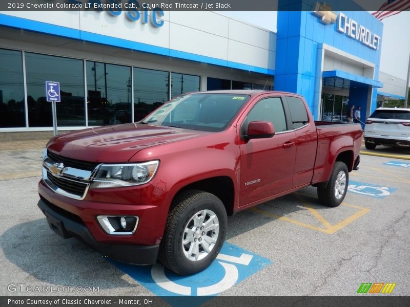 Cajun Red Tintcoat / Jet Black 2019 Chevrolet Colorado LT Extended Cab