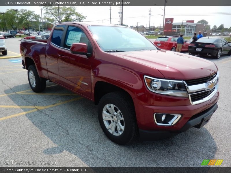 Cajun Red Tintcoat / Jet Black 2019 Chevrolet Colorado LT Extended Cab