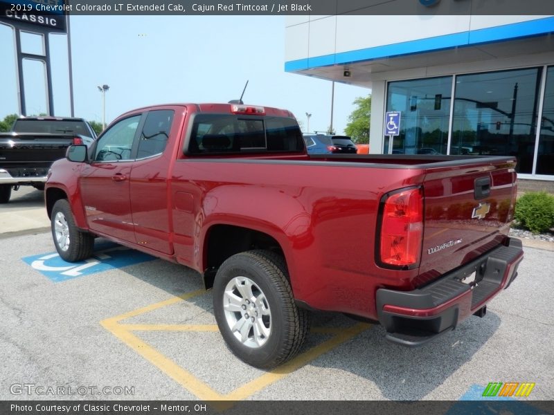 Cajun Red Tintcoat / Jet Black 2019 Chevrolet Colorado LT Extended Cab