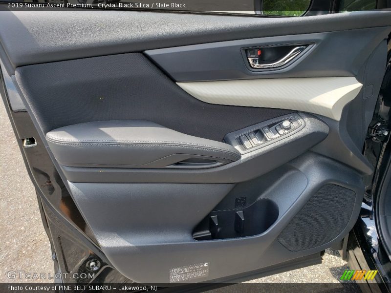 Crystal Black Silica / Slate Black 2019 Subaru Ascent Premium