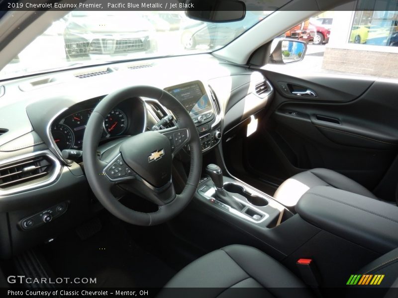 Pacific Blue Metallic / Jet Black 2019 Chevrolet Equinox Premier