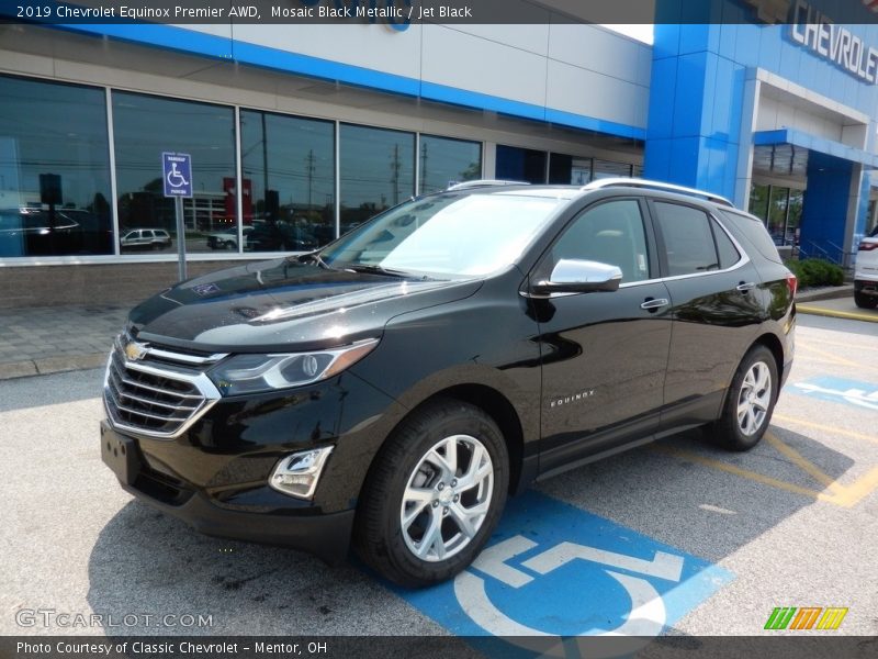 Mosaic Black Metallic / Jet Black 2019 Chevrolet Equinox Premier AWD