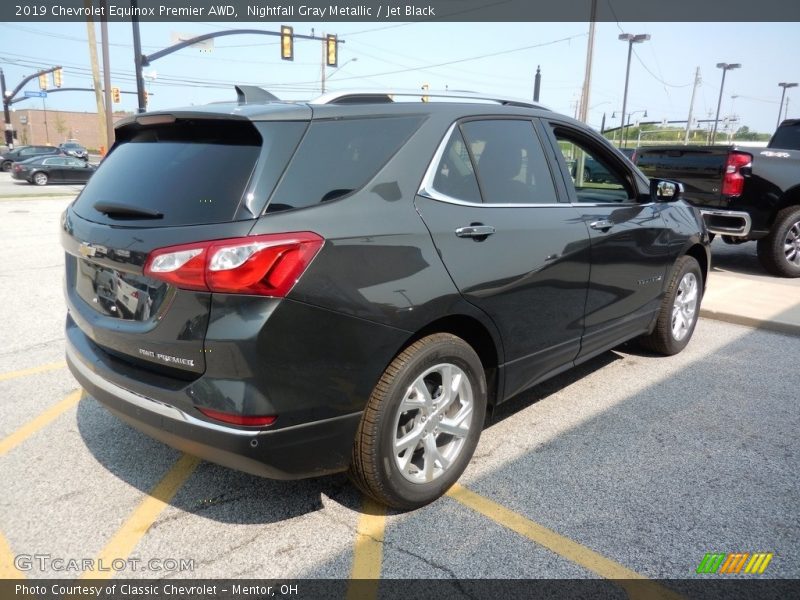 Nightfall Gray Metallic / Jet Black 2019 Chevrolet Equinox Premier AWD