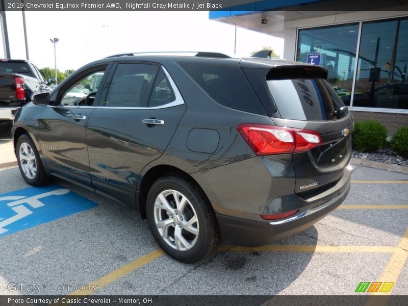Nightfall Gray Metallic / Jet Black 2019 Chevrolet Equinox Premier AWD