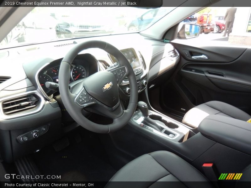 Nightfall Gray Metallic / Jet Black 2019 Chevrolet Equinox Premier AWD