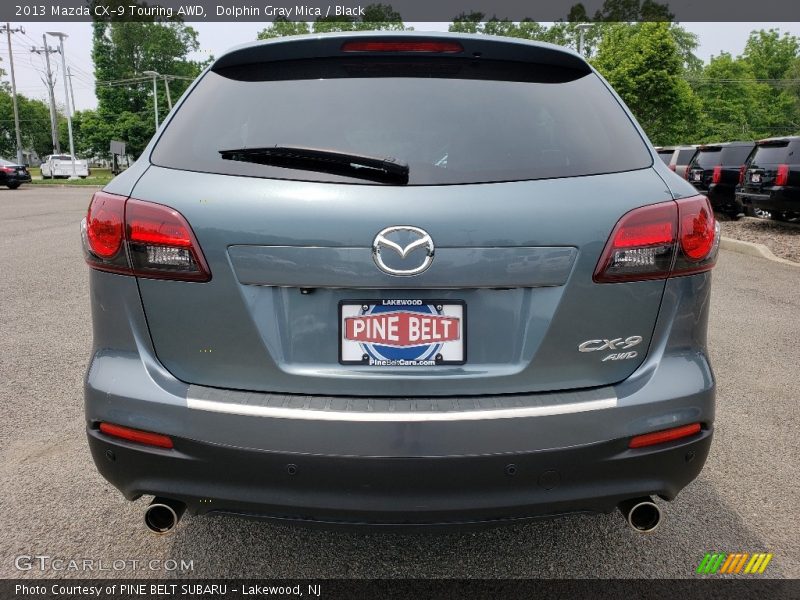 Dolphin Gray Mica / Black 2013 Mazda CX-9 Touring AWD