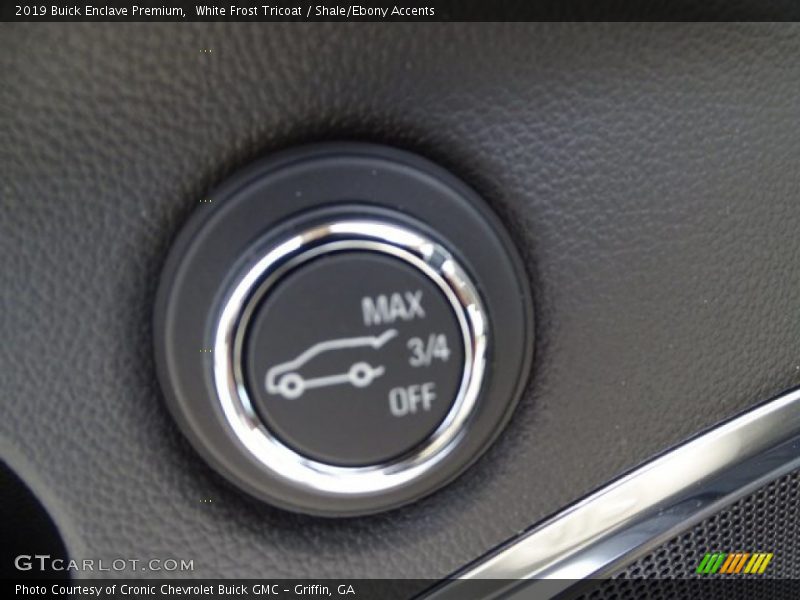 White Frost Tricoat / Shale/Ebony Accents 2019 Buick Enclave Premium