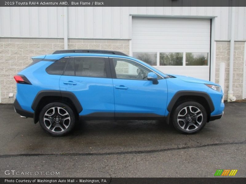 Blue Flame / Black 2019 Toyota RAV4 Adventure AWD