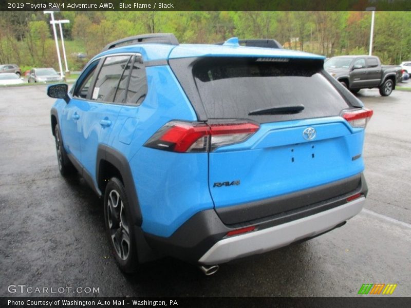 Blue Flame / Black 2019 Toyota RAV4 Adventure AWD