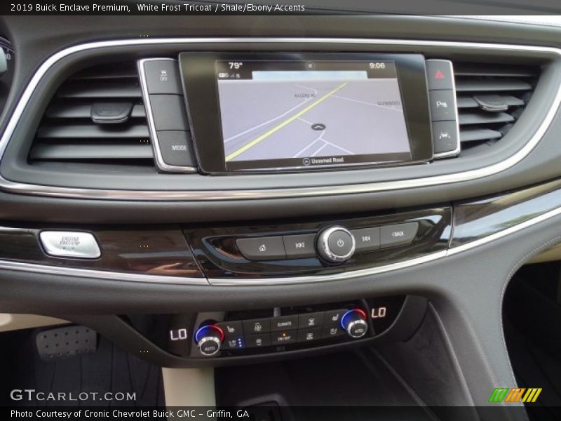 White Frost Tricoat / Shale/Ebony Accents 2019 Buick Enclave Premium