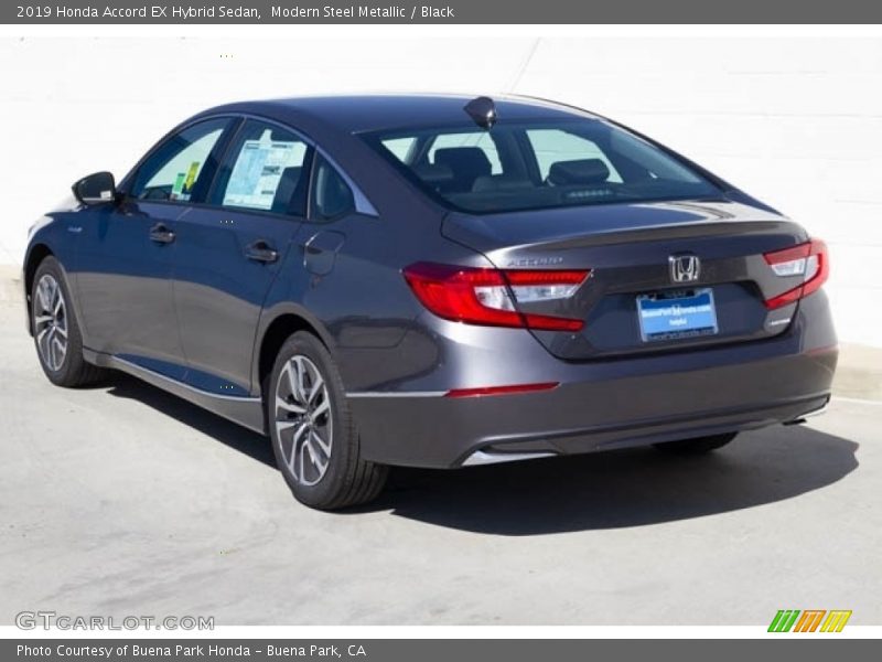 Modern Steel Metallic / Black 2019 Honda Accord EX Hybrid Sedan