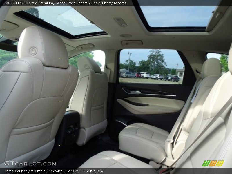 White Frost Tricoat / Shale/Ebony Accents 2019 Buick Enclave Premium