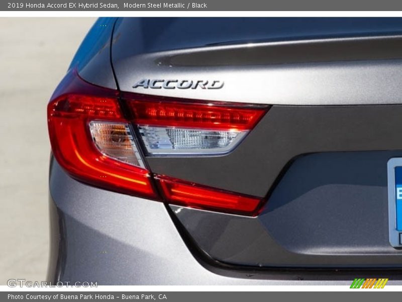 Modern Steel Metallic / Black 2019 Honda Accord EX Hybrid Sedan