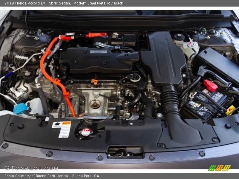 Modern Steel Metallic / Black 2019 Honda Accord EX Hybrid Sedan