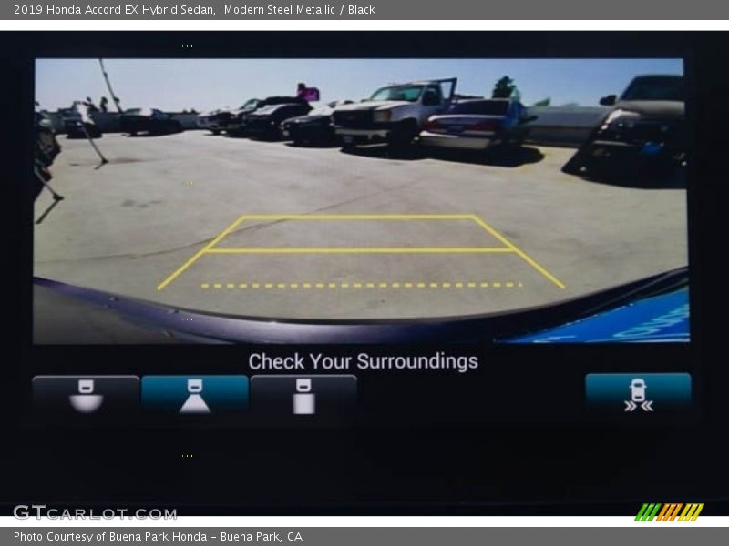 Modern Steel Metallic / Black 2019 Honda Accord EX Hybrid Sedan