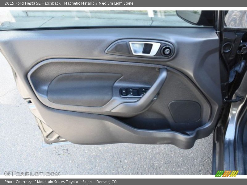 Magnetic Metallic / Medium Light Stone 2015 Ford Fiesta SE Hatchback