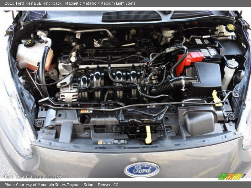 Magnetic Metallic / Medium Light Stone 2015 Ford Fiesta SE Hatchback