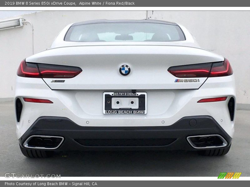 Alpine White / Fiona Red/Black 2019 BMW 8 Series 850i xDrive Coupe