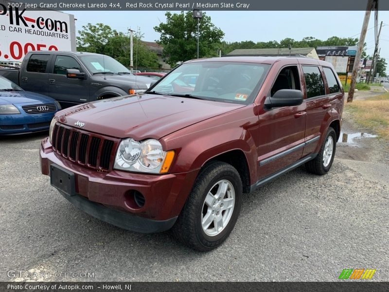 Red Rock Crystal Pearl / Medium Slate Gray 2007 Jeep Grand Cherokee Laredo 4x4