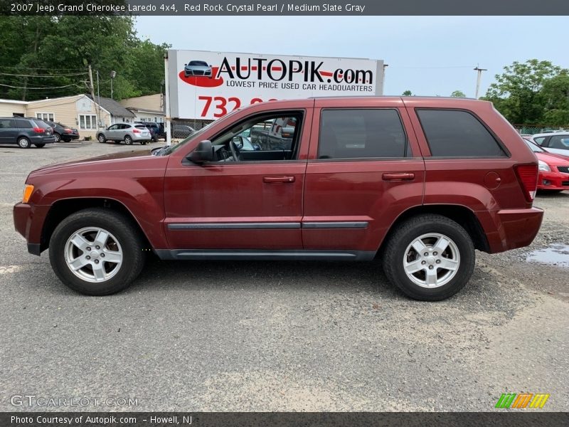 Red Rock Crystal Pearl / Medium Slate Gray 2007 Jeep Grand Cherokee Laredo 4x4