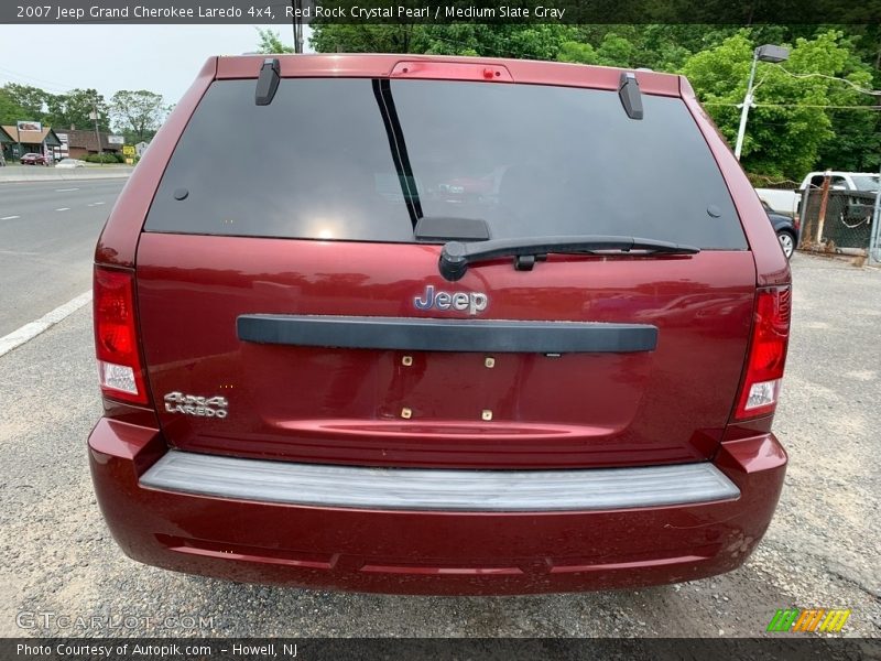 Red Rock Crystal Pearl / Medium Slate Gray 2007 Jeep Grand Cherokee Laredo 4x4