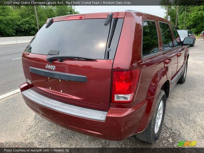 Red Rock Crystal Pearl / Medium Slate Gray 2007 Jeep Grand Cherokee Laredo 4x4