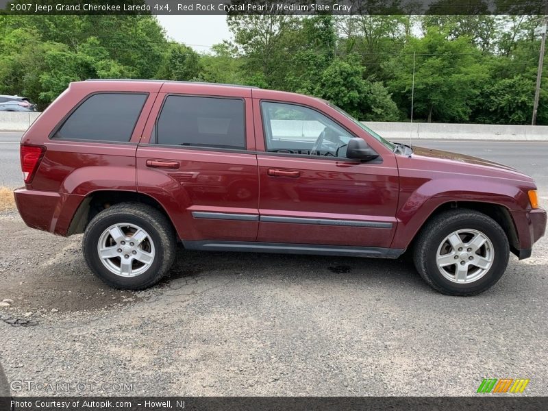 Red Rock Crystal Pearl / Medium Slate Gray 2007 Jeep Grand Cherokee Laredo 4x4