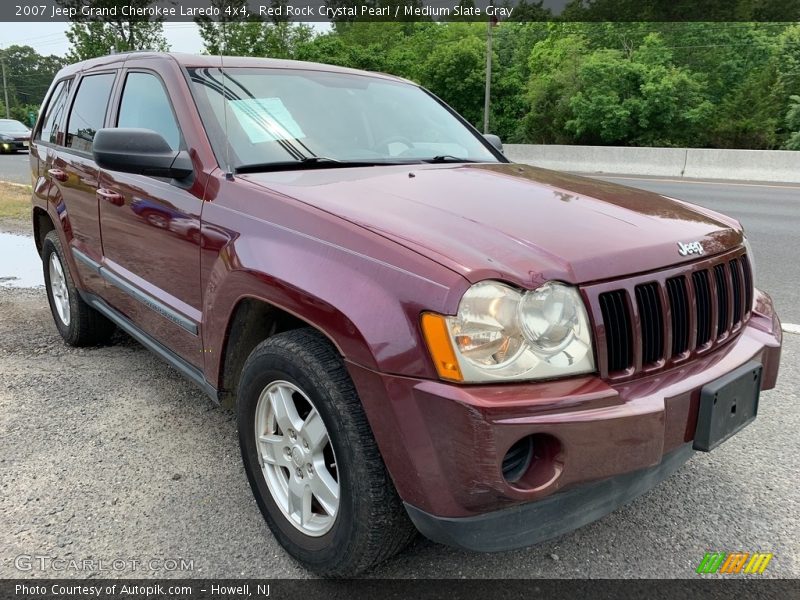 Red Rock Crystal Pearl / Medium Slate Gray 2007 Jeep Grand Cherokee Laredo 4x4
