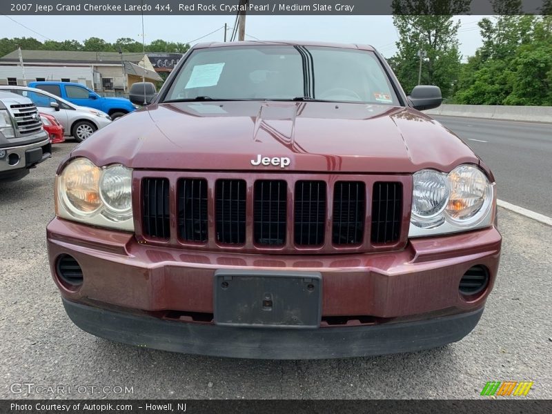 Red Rock Crystal Pearl / Medium Slate Gray 2007 Jeep Grand Cherokee Laredo 4x4