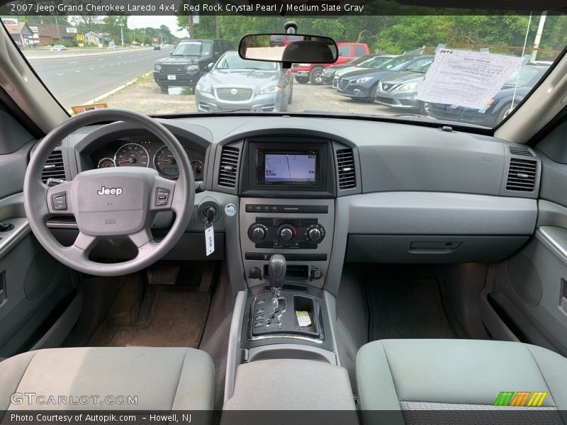 Red Rock Crystal Pearl / Medium Slate Gray 2007 Jeep Grand Cherokee Laredo 4x4