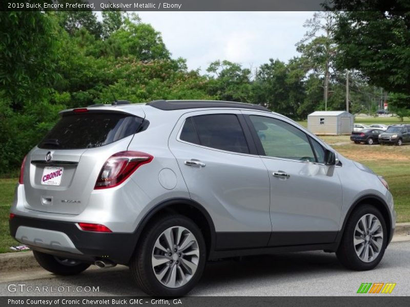 Quicksilver Metallic / Ebony 2019 Buick Encore Preferred