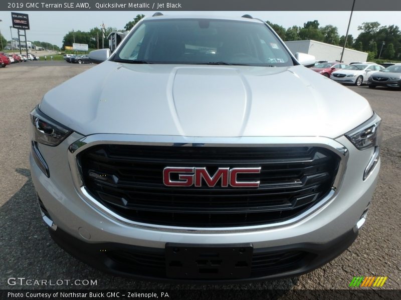 Quicksilver Metallic / Jet Black 2019 GMC Terrain SLE AWD