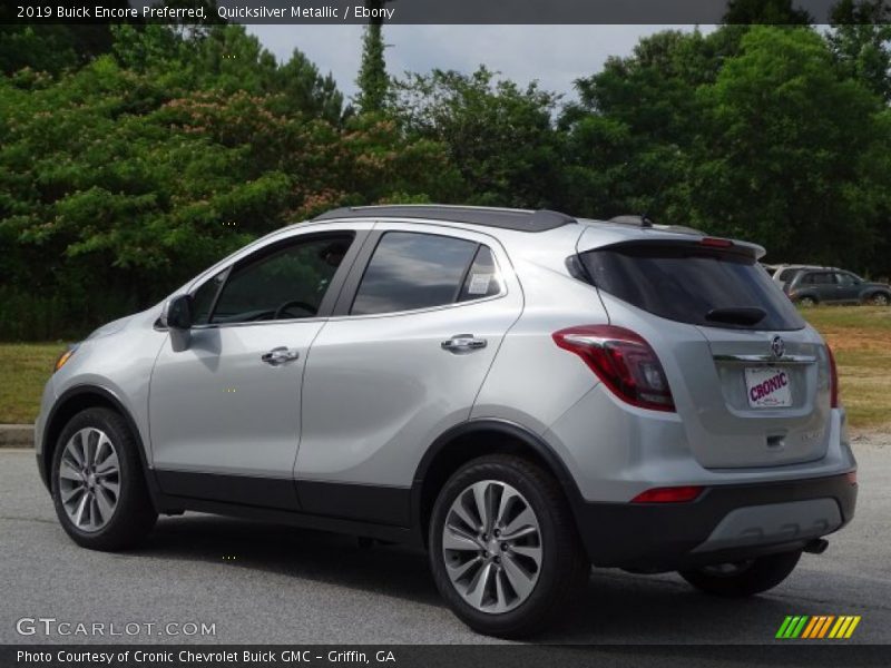 Quicksilver Metallic / Ebony 2019 Buick Encore Preferred