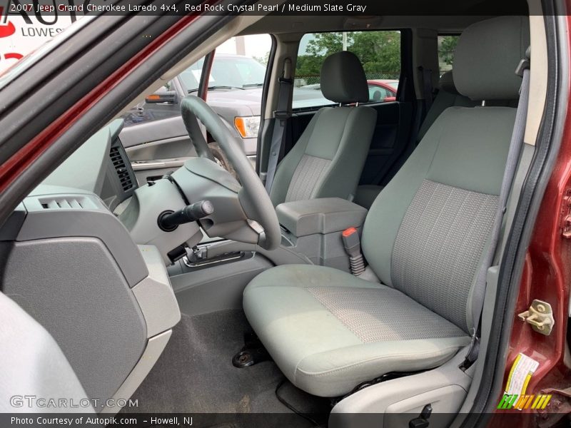 Red Rock Crystal Pearl / Medium Slate Gray 2007 Jeep Grand Cherokee Laredo 4x4