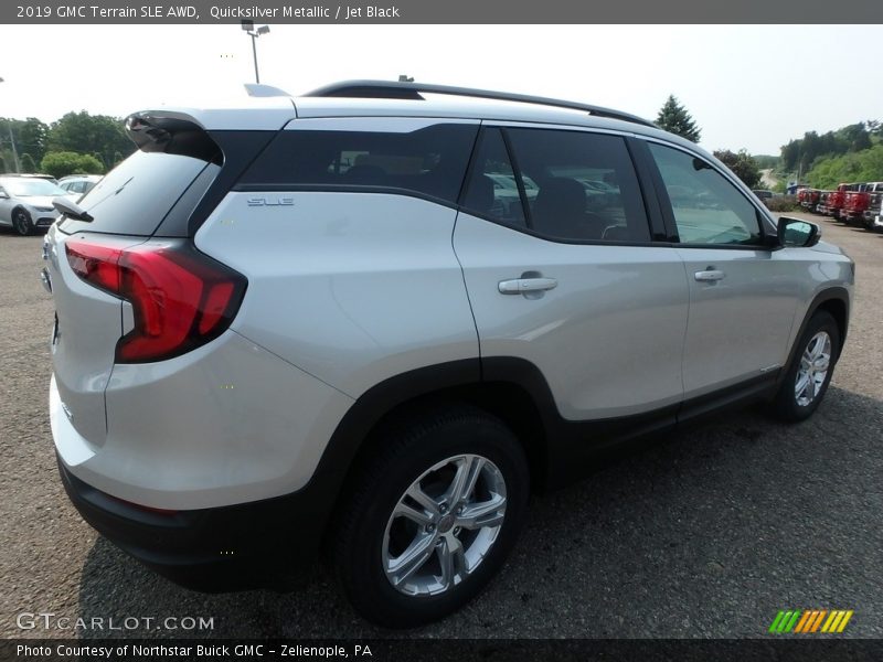 Quicksilver Metallic / Jet Black 2019 GMC Terrain SLE AWD