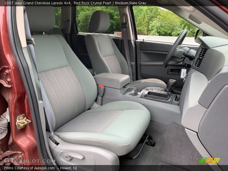 Red Rock Crystal Pearl / Medium Slate Gray 2007 Jeep Grand Cherokee Laredo 4x4