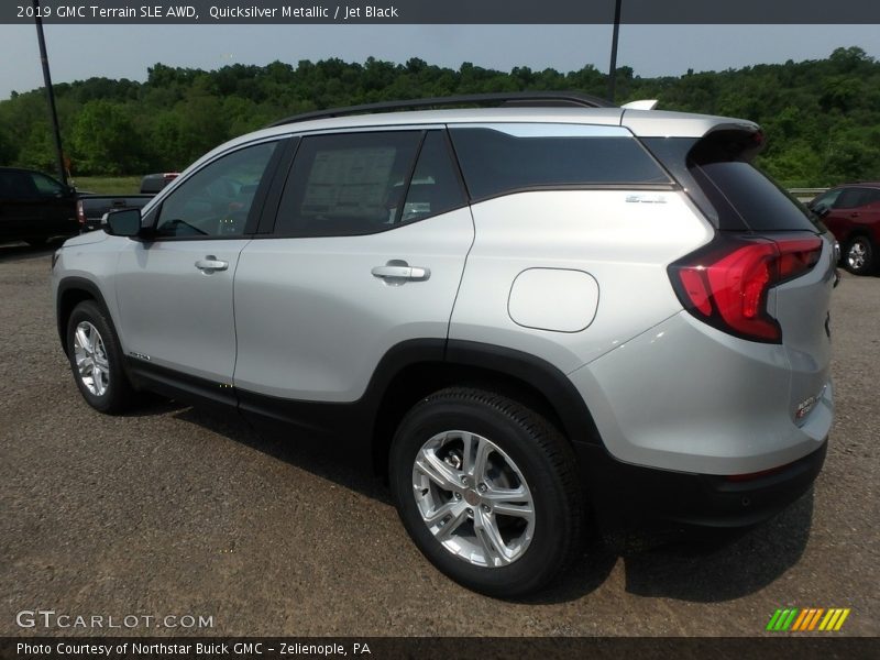 Quicksilver Metallic / Jet Black 2019 GMC Terrain SLE AWD