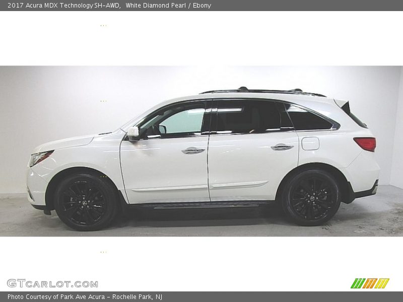 White Diamond Pearl / Ebony 2017 Acura MDX Technology SH-AWD