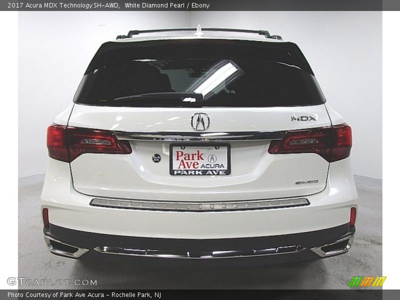 White Diamond Pearl / Ebony 2017 Acura MDX Technology SH-AWD