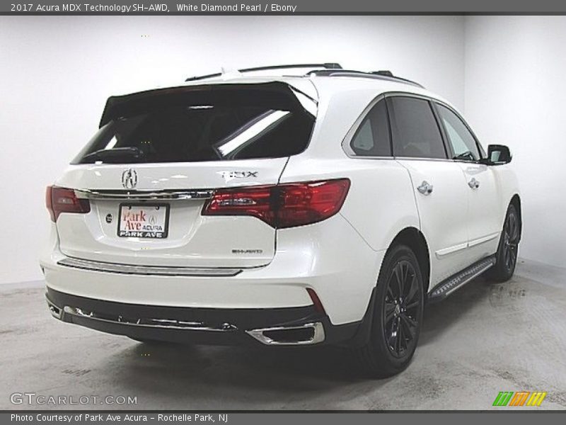 White Diamond Pearl / Ebony 2017 Acura MDX Technology SH-AWD