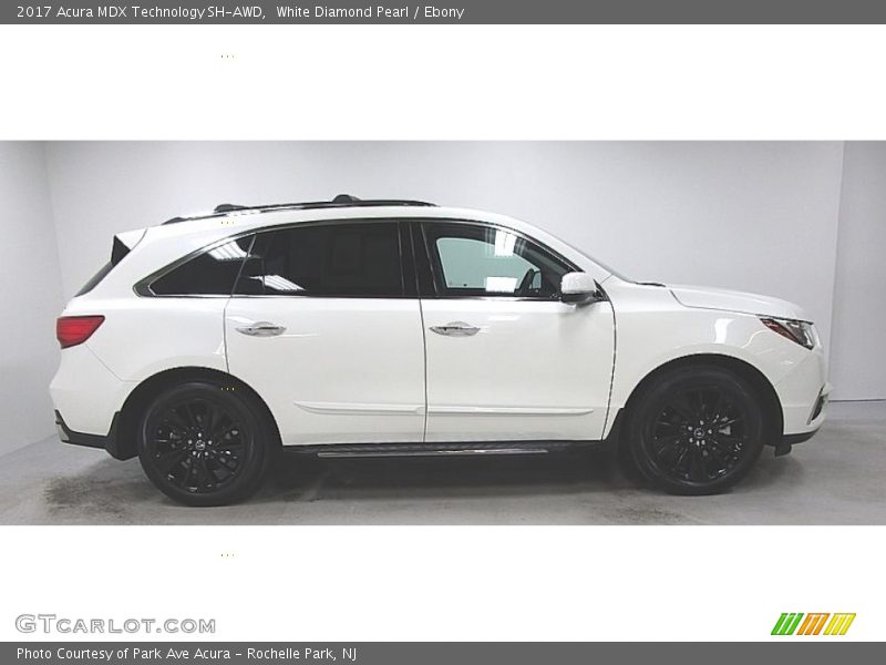 White Diamond Pearl / Ebony 2017 Acura MDX Technology SH-AWD