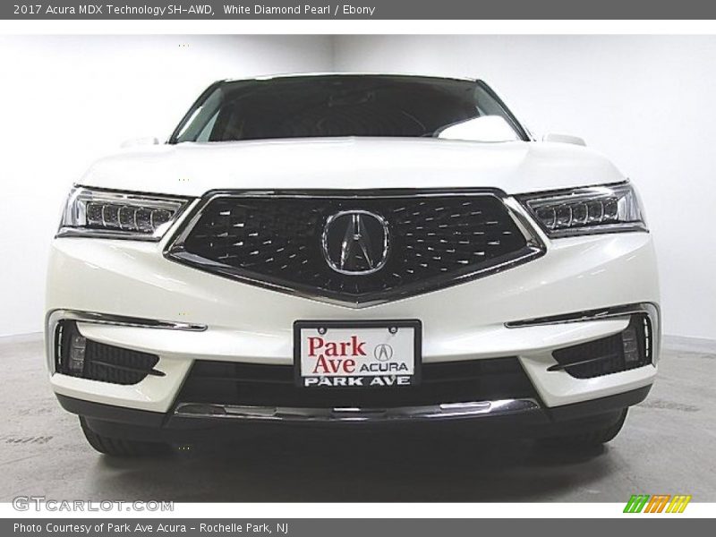 White Diamond Pearl / Ebony 2017 Acura MDX Technology SH-AWD