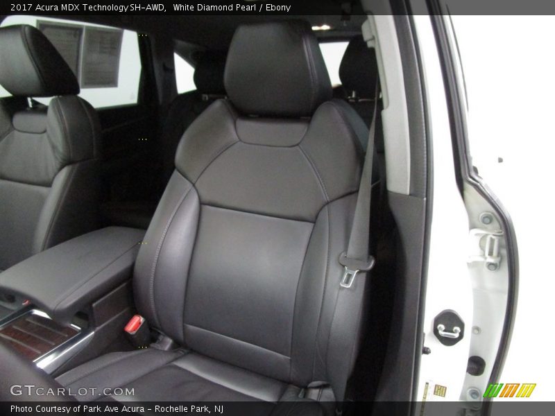 White Diamond Pearl / Ebony 2017 Acura MDX Technology SH-AWD