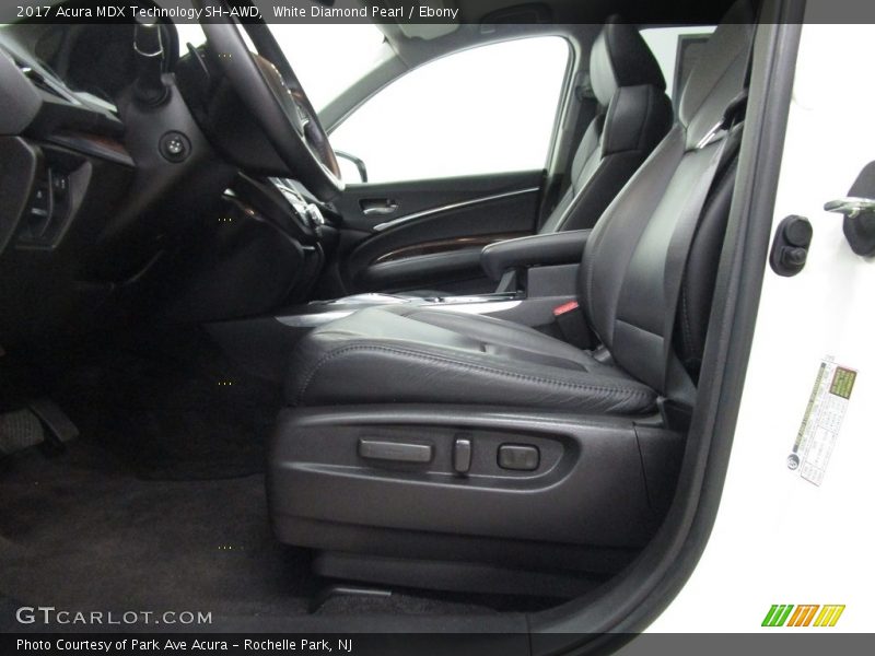 White Diamond Pearl / Ebony 2017 Acura MDX Technology SH-AWD
