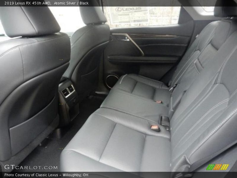 Atomic Silver / Black 2019 Lexus RX 450h AWD
