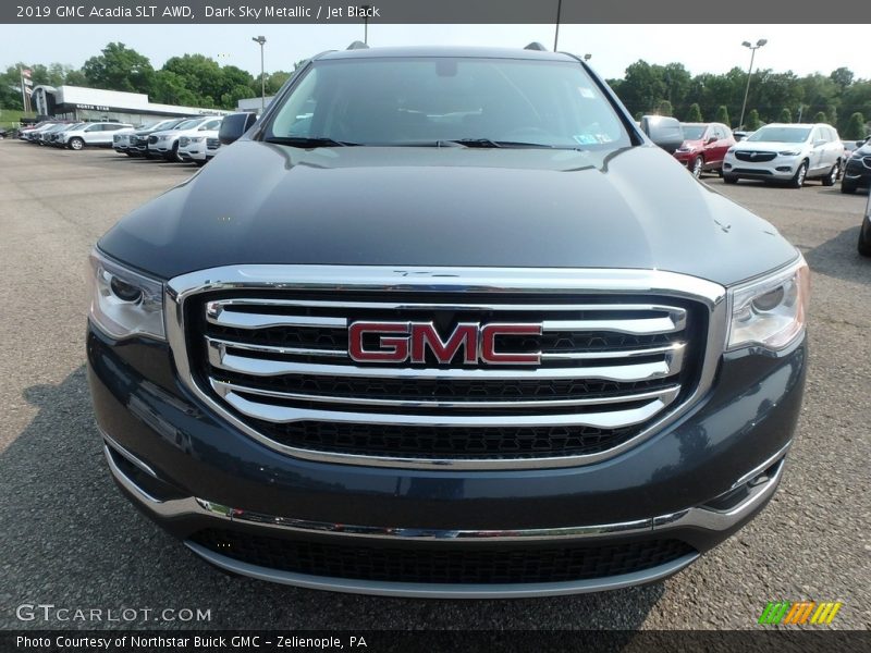 Dark Sky Metallic / Jet Black 2019 GMC Acadia SLT AWD