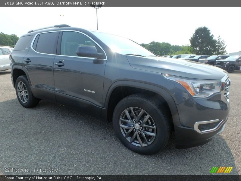 Dark Sky Metallic / Jet Black 2019 GMC Acadia SLT AWD