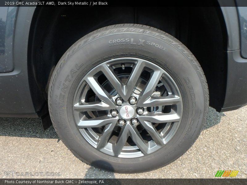 Dark Sky Metallic / Jet Black 2019 GMC Acadia SLT AWD